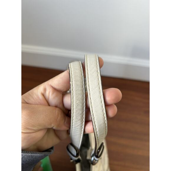 Rare Y2K Coach Signature Jacquard Suede Leather Tote Handbag Shoulder Bag 10146 - Picture 8 of 10